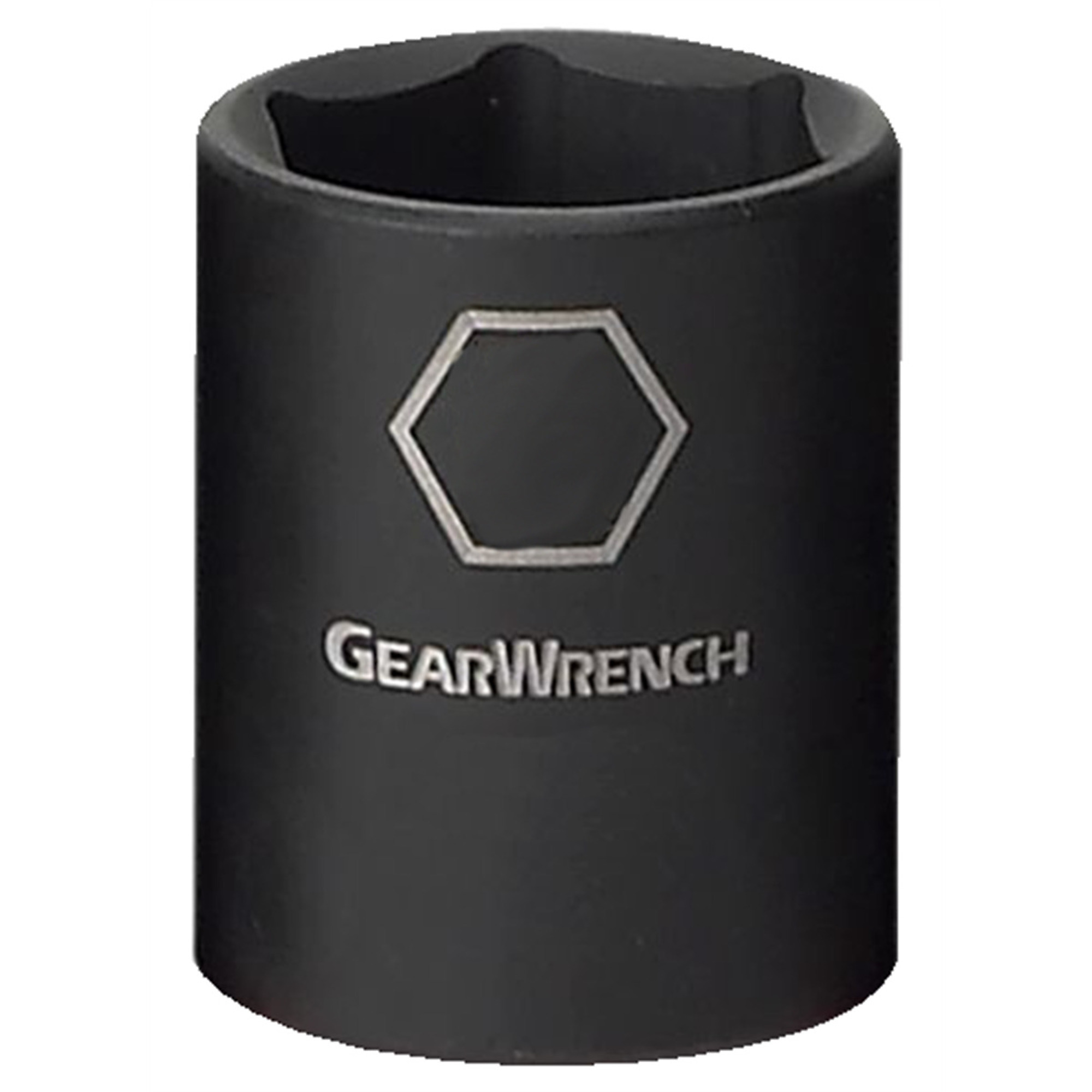 GearWrench 3/8in. Drive 6-Point 15mm Standard Impact Socket, Model# KDT84316N